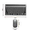 Amazon Basics Wireless Keyboard and Mouse Set with Bluetooth multi connect