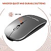 Amazon Basics Wireless Keyboard and Mouse Set with Bluetooth multi connect