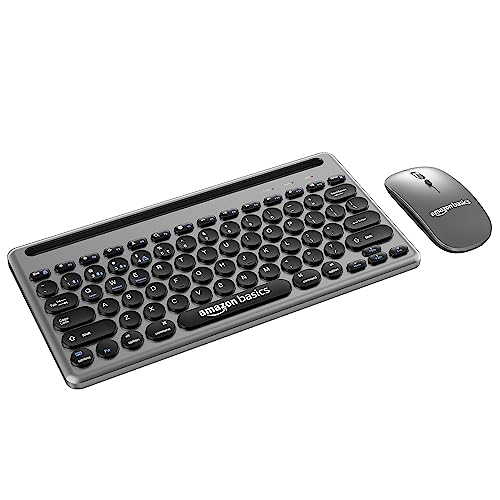 Amazon Basics Wireless Keyboard and Mouse Set with Bluetooth multi connect Amazon Basics Wireless Keyboard and Mouse Set with Bluetooth multi connect