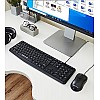 Amazon Basics Wired Keyboard and Mouse Combo l 1200 DPI l for Windows, Mac OS Computer