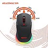 Amazon Basics Dual Connectivity Rechargeable Gaming Mouse (Bluetooth/Wireless) with 8 Programmable Buttons, 16000 DPI Optical Sensor