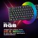 Cosmic Byte CB-GK-34 Firefly Hot Swappable Per-Key RGB Ten-Keyless Keyboard with Outemu Red Switch, Macros, Software (Black)