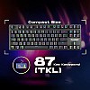 Cosmic Byte CB-GK-34 Firefly Hot Swappable Per-Key RGB Ten-Keyless Keyboard with Outemu Red Switch, Macros, Software (Black)