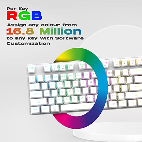 Cosmic Byte CB-GK-37 Firefly Per-Key RGB TKL Mechanical Keyboard with Swappable Outemu Red Switch (White) Cosmic Byte CB-GK-37 Firefly Per-Key RGB TKL Mechanical Keyboard with Swappable Outemu Red Switch (White)