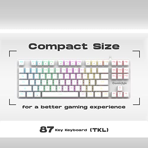 Cosmic Byte CB-GK-37 Firefly Per-Key RGB TKL Mechanical Keyboard with Swappable Outemu Red Switch (White) Cosmic Byte CB-GK-37 Firefly Per-Key RGB TKL Mechanical Keyboard with Swappable Outemu Red Switch (White)