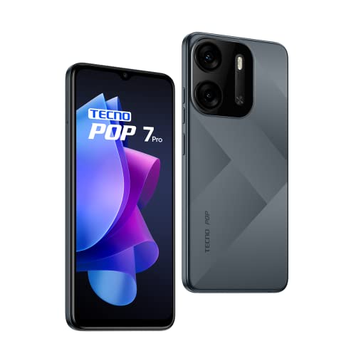 TECNO POP 7 Pro (Endless Black, 3GB RAM,64GB Storage) (Refurbished)