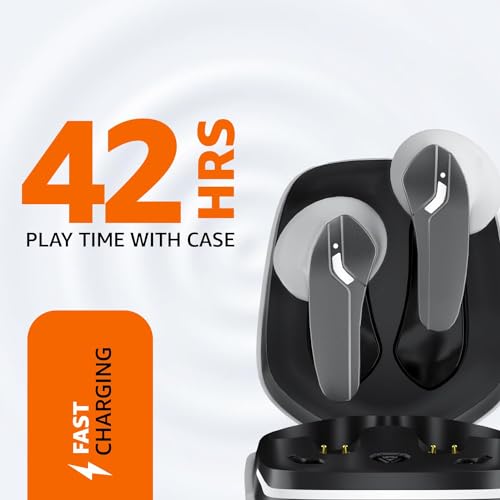 Amazon Basics True Wireless in-Ear Earbuds with Mic, Quad Mics ENC (White) Amazon Basics True Wireless in-Ear Earbuds with Mic, Quad Mics ENC (White)