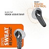 Amazon Basics True Wireless in-Ear Earbuds with Mic, Quad Mics ENC (White)