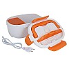 Airtree Plastic Electric Lunch Box - Perfect for Office Men and Women: 1050ml with 2 Compartments