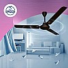 Crompton SUREBREEZE HILLBRIZ DECO 1200 mm (48 inch) Ceiling Fan (Smoked Brown) Star rated energy efficient fan