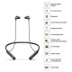 Philips Audio TAPN505 Bluetooth Wireless in Ear Earphones with Mic, Active 14 Hr Playtime, 12.2 mm Drivers, Line-in Cable (Black)
