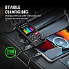 Portronics Auto One Smart Car Charger And Music Streamer with Hands Free Calling, Bluetooth 5.0 Black