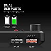 Portronics Auto One Smart Car Charger And Music Streamer with Hands Free Calling, Bluetooth 5.0 Black