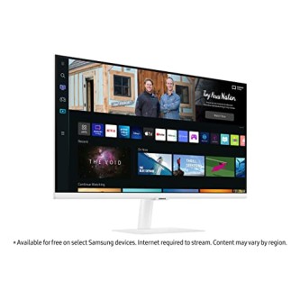 Samsung 27-inch M5 FHD Smart Monitor Speakers Remote 1 Billion Color LS27BM501EWXXL White Samsung 27-inch M5 FHD Smart Monitor Speakers Remote 1 Billion Color LS27BM501EWXXL White