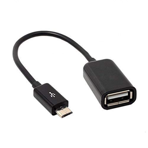AIRTREE USB 2.0 A Female to Micro B Male Adapter Cable Micro USB Host Mode Straight OTG Cable (Black) AIRTREE USB 2.0 A Female to Micro B Male Adapter Cable Micro USB Host Mode Straight OTG Cable (Black)