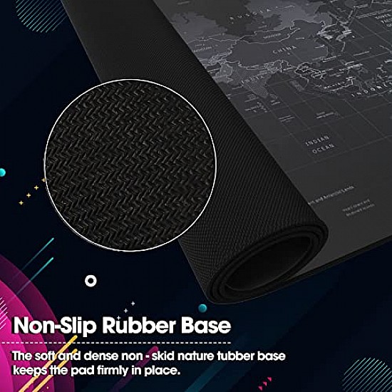 Sounce Gaming Mouse Pad Non-Slip Spill-Resistant Mousepad with Special-Textured Surface,Anti-Fray Stitched Edges