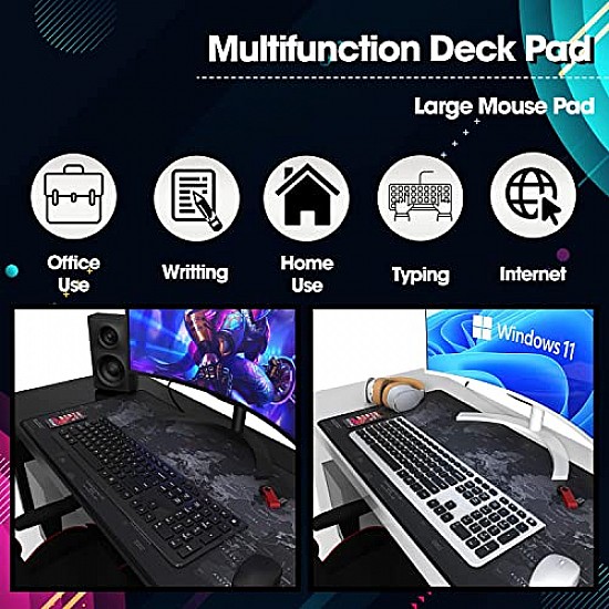 Sounce Gaming Mouse Pad Non-Slip Spill-Resistant Mousepad with Special-Textured Surface,Anti-Fray Stitched Edges