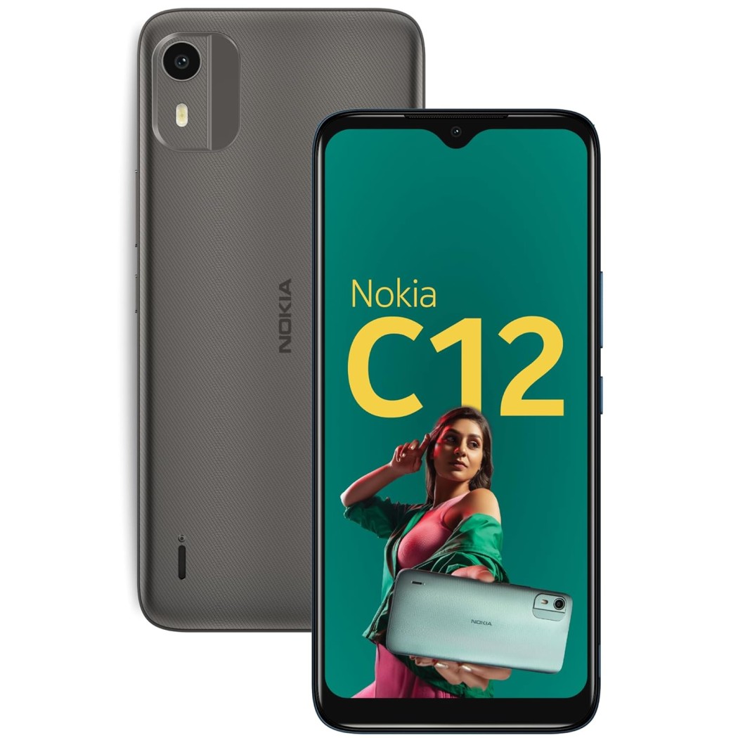 Nokia C12 2GB RAM 64GB Storage Charcoal refurbished