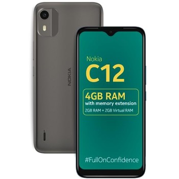 Nokia C12  2GB RAM  64GB Storage Charcoal Refurbished