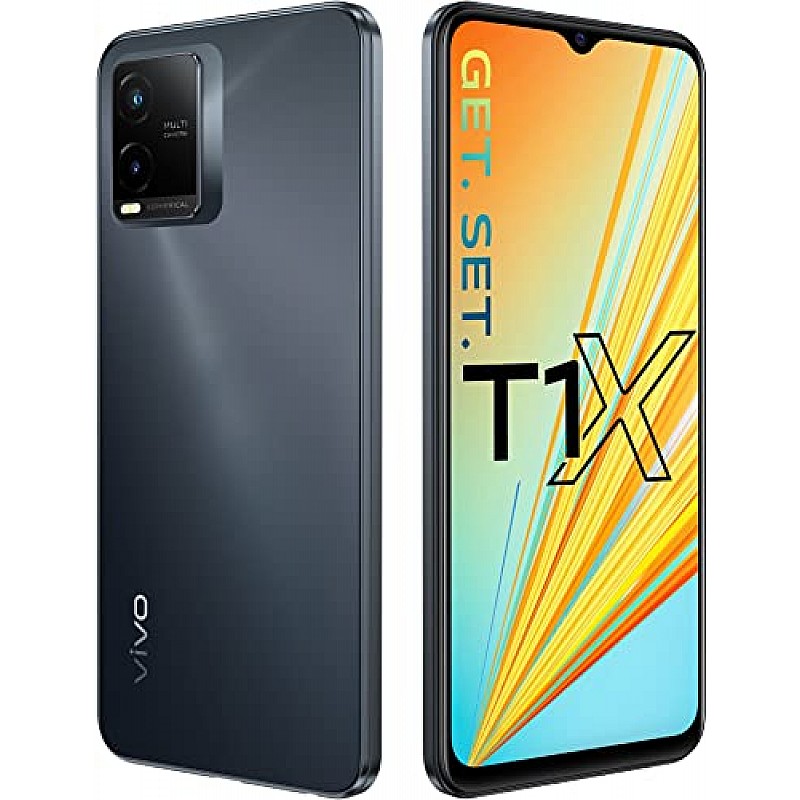 vivo T1X Gravity Black 4GB, RAM 128GB Storage Refurbished