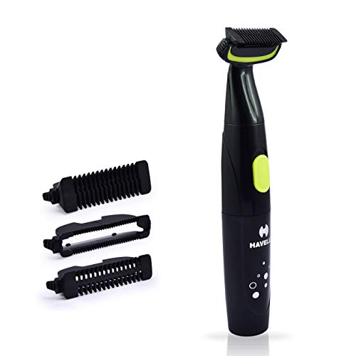 Havells BG6001, Battery Operated Body Trimmer for Body Trimming Black Green Havells BG6001, Battery Operated Body Trimmer for Body Trimming Black Green