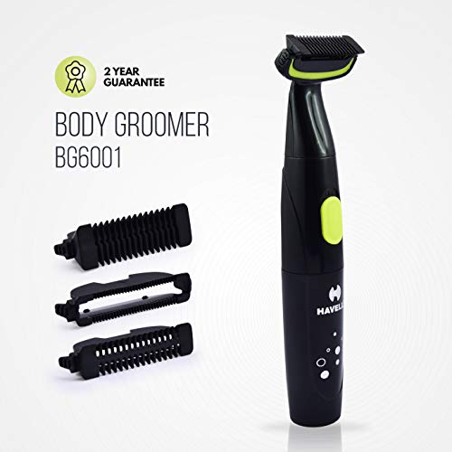 Havells BG6001, Battery Operated Body Trimmer for Body Trimming Black Green Havells BG6001, Battery Operated Body Trimmer for Body Trimming Black Green