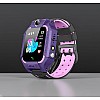 Airtree Kids Tracker Smart Watch with Voice Call, HD Camera, Alarm, Long Battery Kids Watch (Purple)