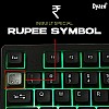 Dyazo Wired Gaming Keyboard and Mouse Combo Static RGB Static Light (only 2 Modes on & Off) for Windows Compatible for PC, Laptop (Black)