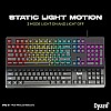 Dyazo Wired Gaming Keyboard and Mouse Combo Static RGB Static Light (only 2 Modes on & Off) for Windows Compatible for PC, Laptop (Black)