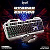 Dyazo Wired Gaming Keyboard and Mouse Combo Static RGB Static Light (only 2 Modes on & Off) for Windows Compatible for PC, Laptop (Black)