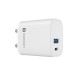 Portronics Adapto 70 33W Fast Wall Charging Adapter, Supports PPS Charging Via Type C Power Delivery & Mach USB Charger  WHITE 