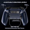 EvoFox Elite X Wireless Gamepad for PC with Dual Vibration Motors, 2 Macro Back Buttons (Blue)