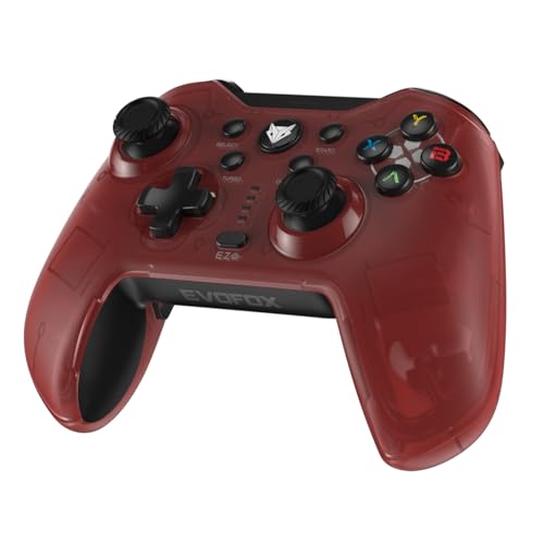 EvoFox Elite X Wireless Gamepad for PC with Dual Vibration Motors, 2 Macro Back Buttons (Blue) EvoFox Elite X Wireless Gamepad for PC with Dual Vibration Motors, 2 Macro Back Buttons (Blue)