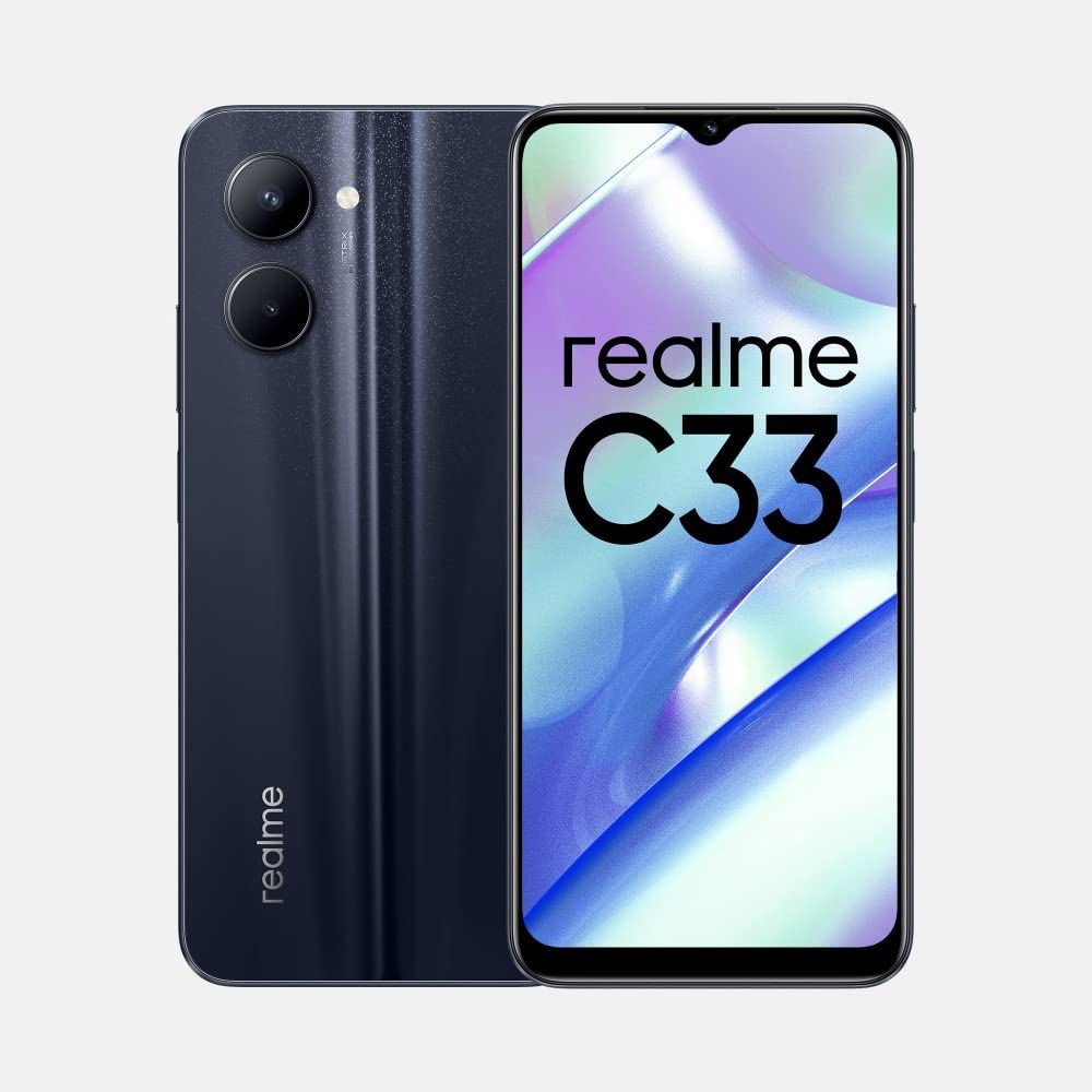 realme C33 2023 (Night Sea, 4GB RAM, 128GB Storage) refurbished