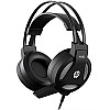 HP H100 Wired Over Ear Gaming Headphones with 3.5 mm (3DR59PA, Black)