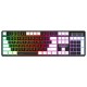 Ant Esports MK1400 Pro Backlit Membrane Wired Gaming Keyboard with Mixed Colour Lighting, White and Black