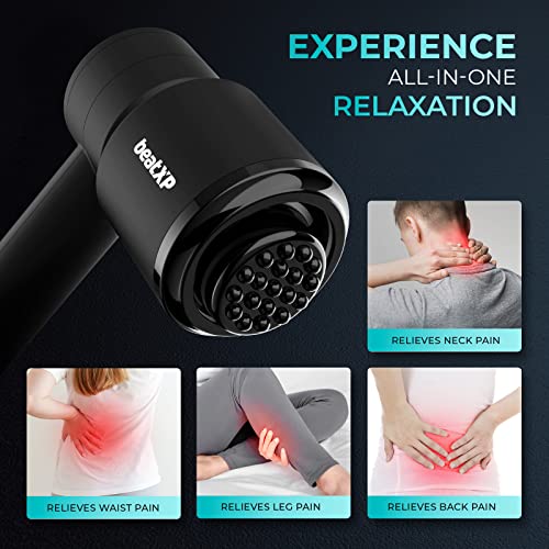 beatXP Blaze Pro Electric Handheld Wireless Full Body Massage Machine With Variable Speed I Massager Machine For Pain Relief Black beatXP Blaze Pro Electric Handheld Wireless Full Body Massage Machine With Variable Speed I Massager Machine For Pain Relief Black