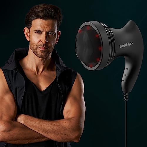 beatXP Blaze Pro Electric Handheld Wireless Full Body Massage Machine With Variable Speed I Massager Machine For Pain Relief Black beatXP Blaze Pro Electric Handheld Wireless Full Body Massage Machine With Variable Speed I Massager Machine For Pain Relief Black
