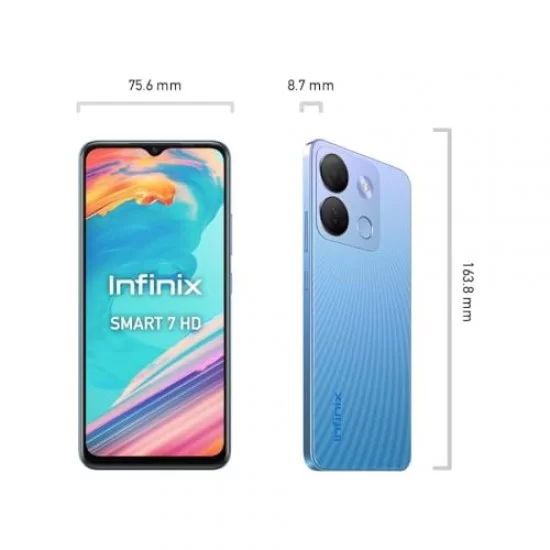 Infinix Smart 7 HD (64 GB) (2 GB RAM) (Silk Blue) Refurbished