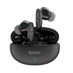 IKODOO Buds Z Truly Wireless in-Ear Earbuds with Mic, AI-ENC, Upto 28 Hrs Playtime, 10mm Bass Drivers, Bluetooth 5.3, Quick Pair, IPX4, Black