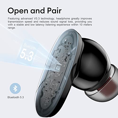 IKODOO Buds Z Truly Wireless in-Ear Earbuds with Mic, AI-ENC, Upto 28 Hrs Playtime, 10mm Bass Drivers, Bluetooth 5.3, Quick Pair, IPX4, Black IKODOO Buds Z Truly Wireless in-Ear Earbuds with Mic, AI-ENC, Upto 28 Hrs Playtime, 10mm Bass Drivers, Bluetooth 5.3, Quick Pair, IPX4, Black