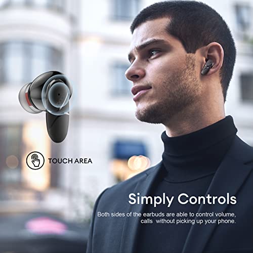 IKODOO Buds Z Truly Wireless in-Ear Earbuds with Mic, AI-ENC, Upto 28 Hrs Playtime, 10mm Bass Drivers, Bluetooth 5.3, Quick Pair, IPX4, Black IKODOO Buds Z Truly Wireless in-Ear Earbuds with Mic, AI-ENC, Upto 28 Hrs Playtime, 10mm Bass Drivers, Bluetooth 5.3, Quick Pair, IPX4, Black