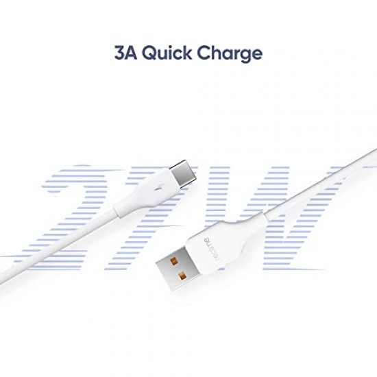 realme 10W Fast Charging Micro-USB Cable White