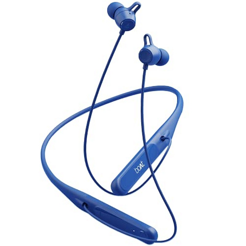 boAt Rockerz 255 Touch Neckband with Full Touch Control Up to 30H Playtime (Deep Blue)