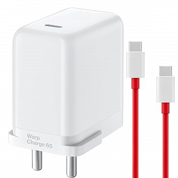 Original 65W OnePlus Warp Charge 65 Power Adapter For Google Pixel 7 Original 65W USB Type-C Charger OnePlus Warp WHITE