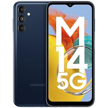 Samsung Galaxy M14 5G (Berry Blue,6GB,128GB)|50MP Triple Cam|Segment's Only 6000 mAh 5G Black