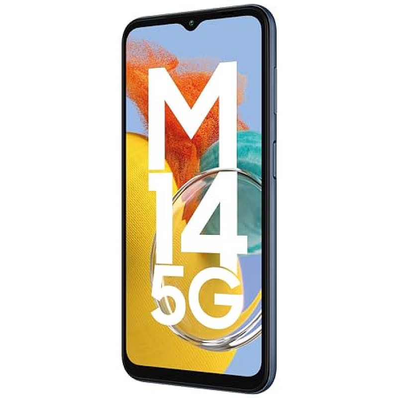 Samsung Galaxy M14 5G (Berry Blue,6GB,128GB)|50MP Triple Cam|Segment's Only 6000 mAh 5G Black