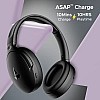 boAt Rockerz 551ANC Hybrid Active Noise Cancellation Headphones with Up to 100H Playtime, ASAP Charge, Ambient Sound Mode &Dual EQ Modes, ENx Technology(Stellar Black)