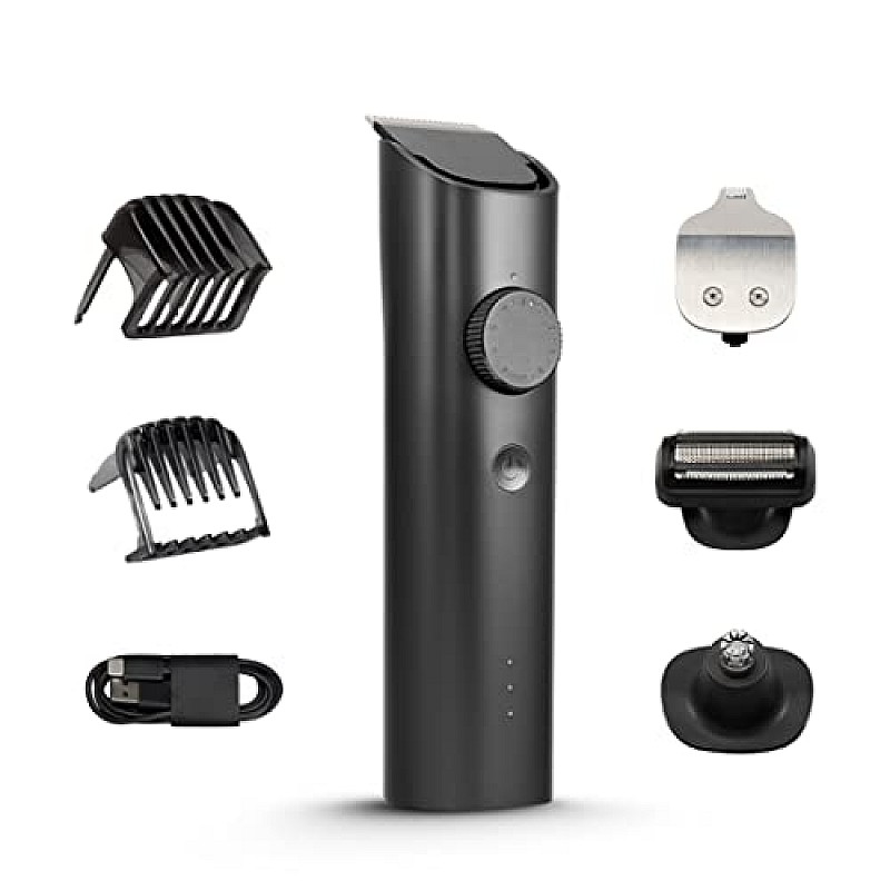 MI Men Xiaomi Grooming Kit,(Trimmer Kit) All-In-One Professional Styling Trimmer,Body Groomer,40 Length Settings Black