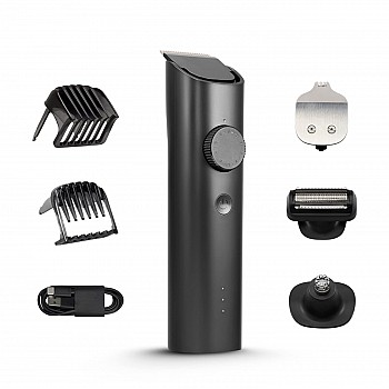 MI Xiaomi Grooming Kit,All-In-One Professional Styling Trimmer,Body Grooming,Nose&Ear Hair Trimming ,Black,Men